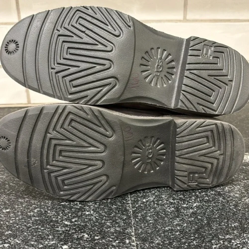 ✨ UGG Larra Charcoal Nubuck Leather Boots - Women's 7.5 ✨